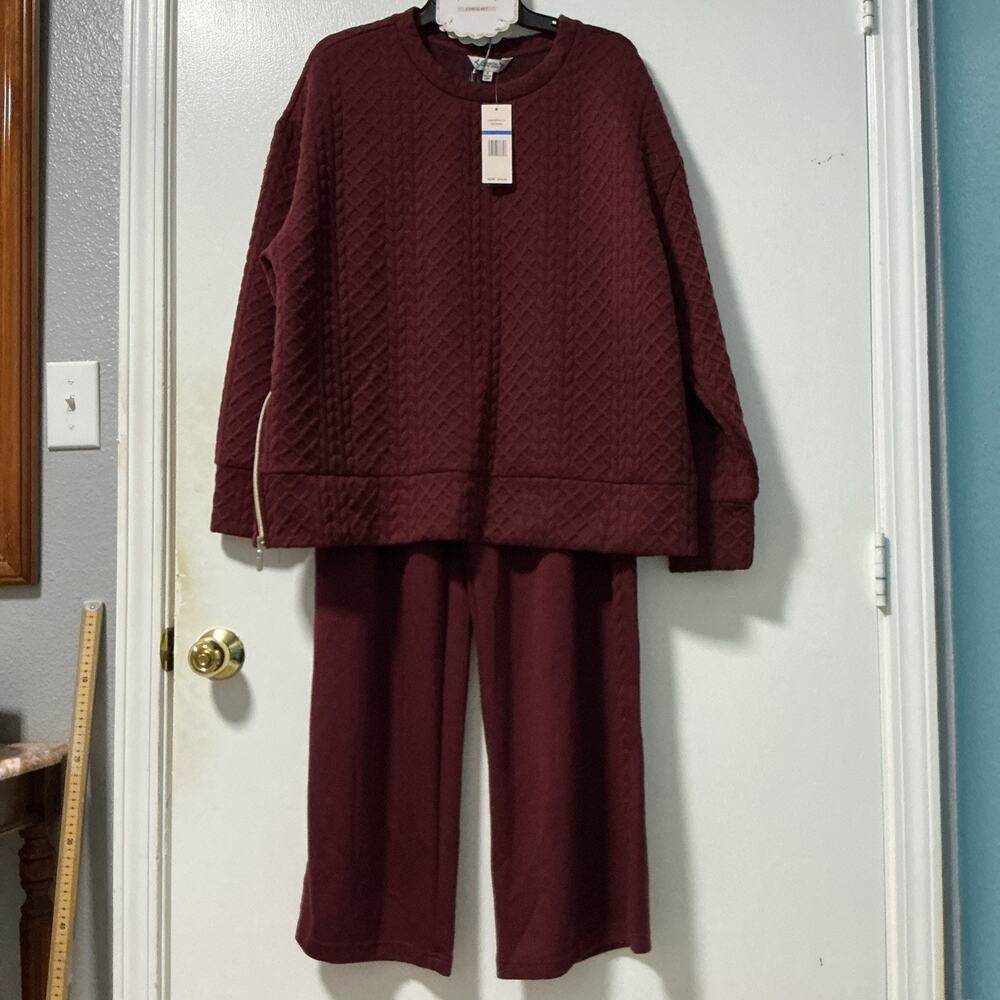 NWT Nanette 2piece Pants And Pullover Set Size XL 3708